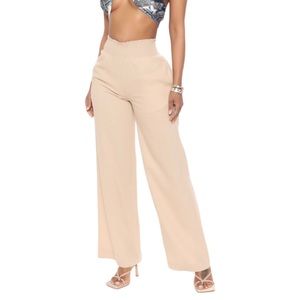 FASHION NOVA Cocktails in Cano Linen Pants